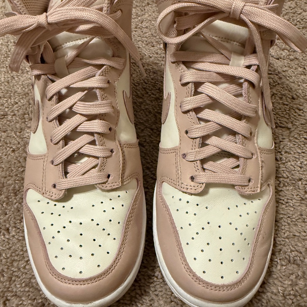 Nike Dunk High top sneakers in the "Pink Oxford" size 38 GUC - Picture 13 of 15
